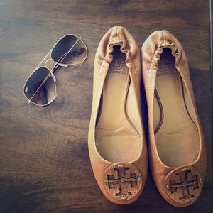 Royal tan Tory Burch shoes